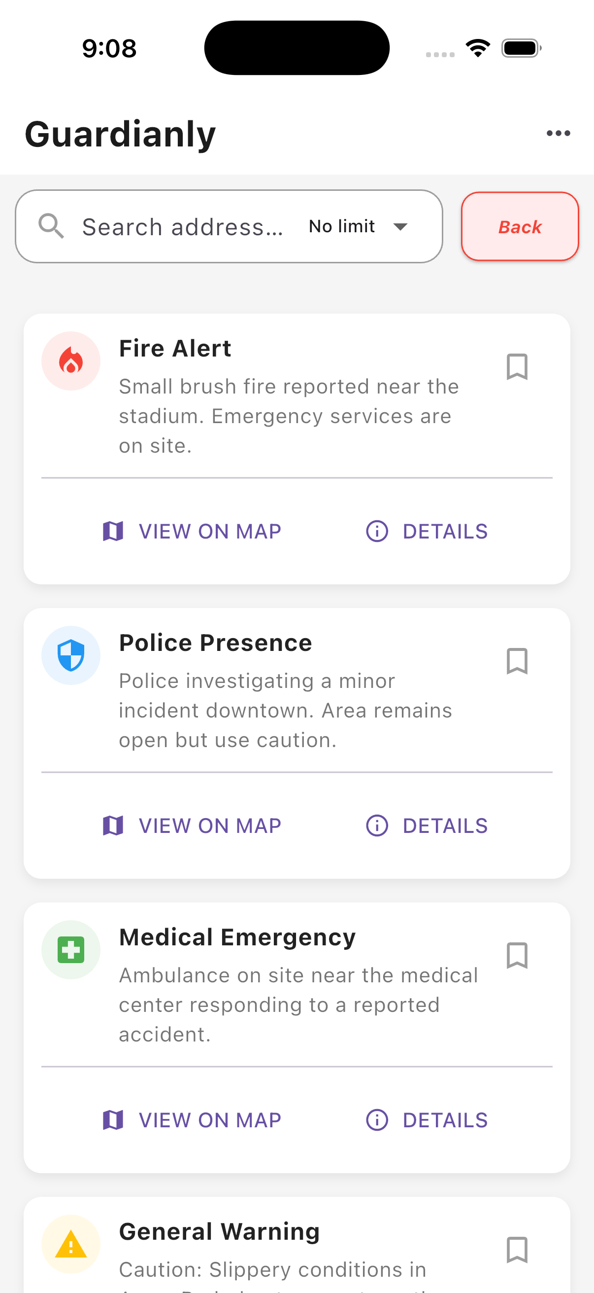 Guardianly Alerts